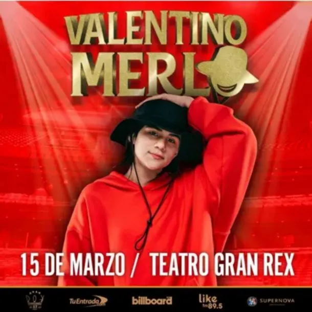 Valentino Merlo en el Gran Rex 2025