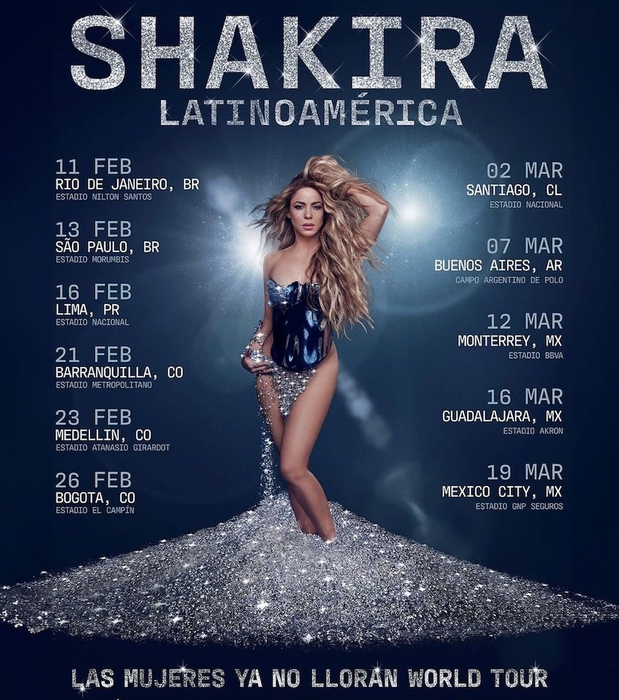 Shakira en Buenos Aires 2025